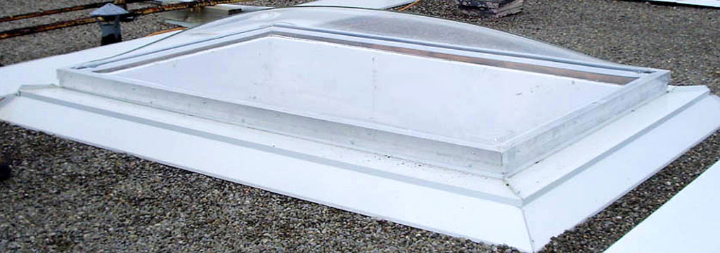 clear acrylic dome skylight