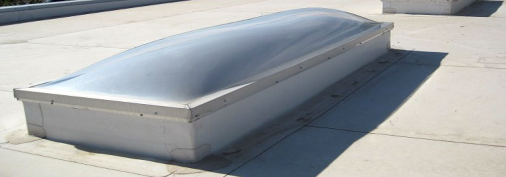 clear acrylic dome skylight